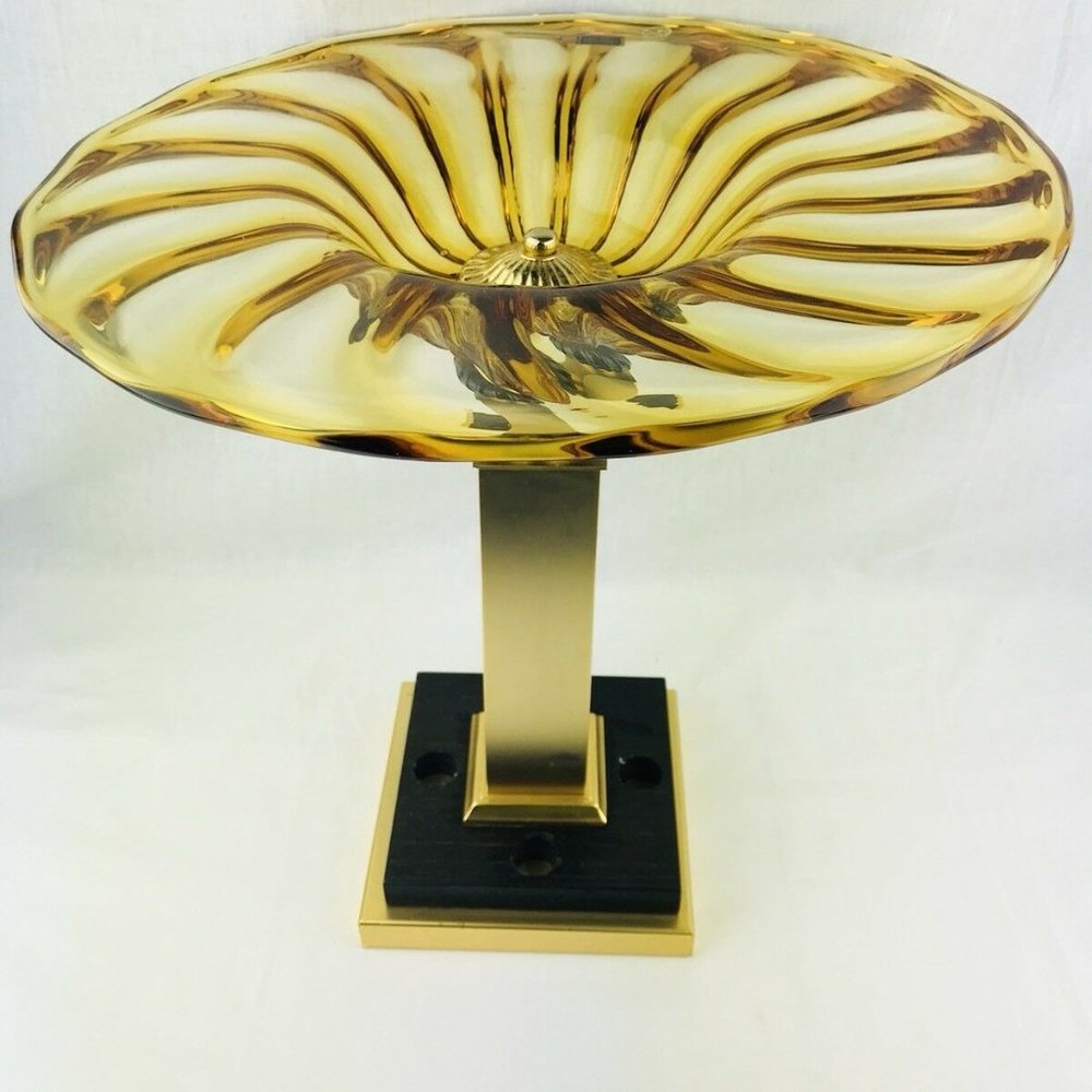 Murano CreArt Venetian 14" Vase Compote 24% Lead C